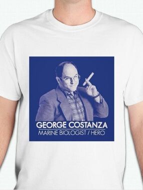 George costanza Seinfeld   tshirt shirt Unisex 100 percent cotton brand new